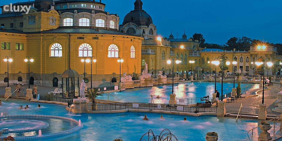 Entrance to Széchenyi Spa with Optional Tasting