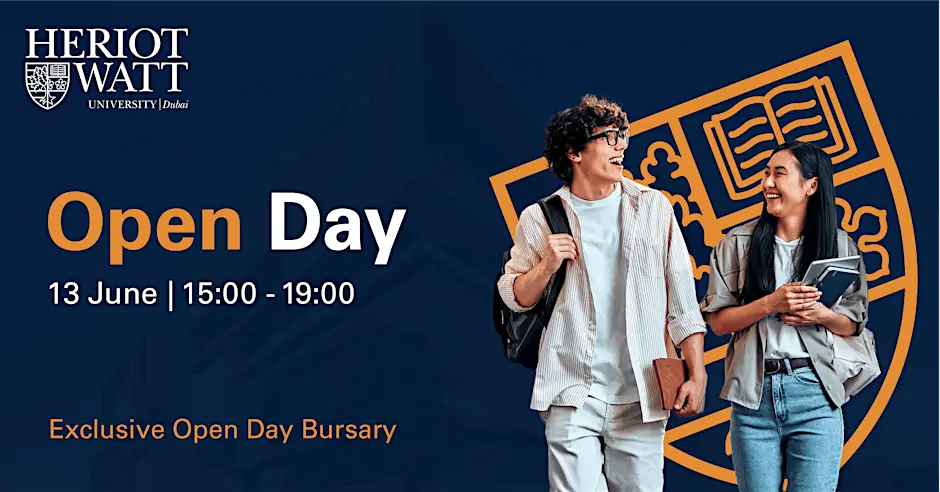 Heriot-Watt University Dubai, June 13 Open Day 2026
