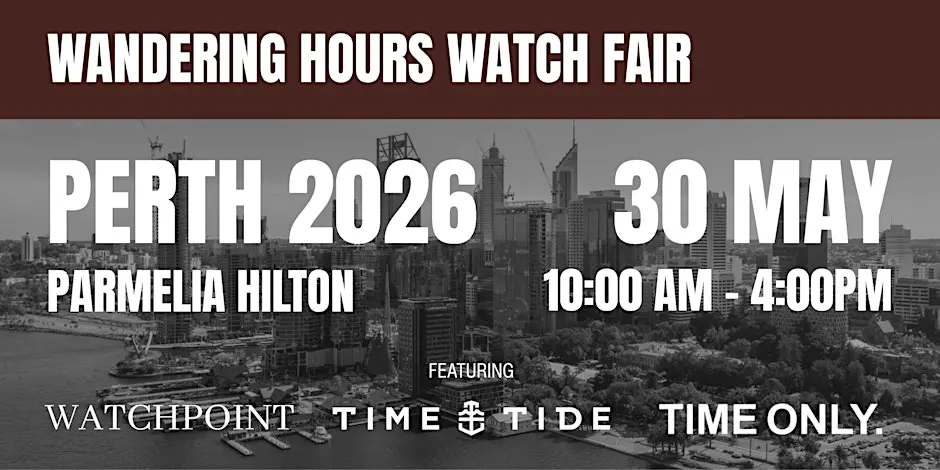 Wandering Hours Watch Fair - Perth 2026