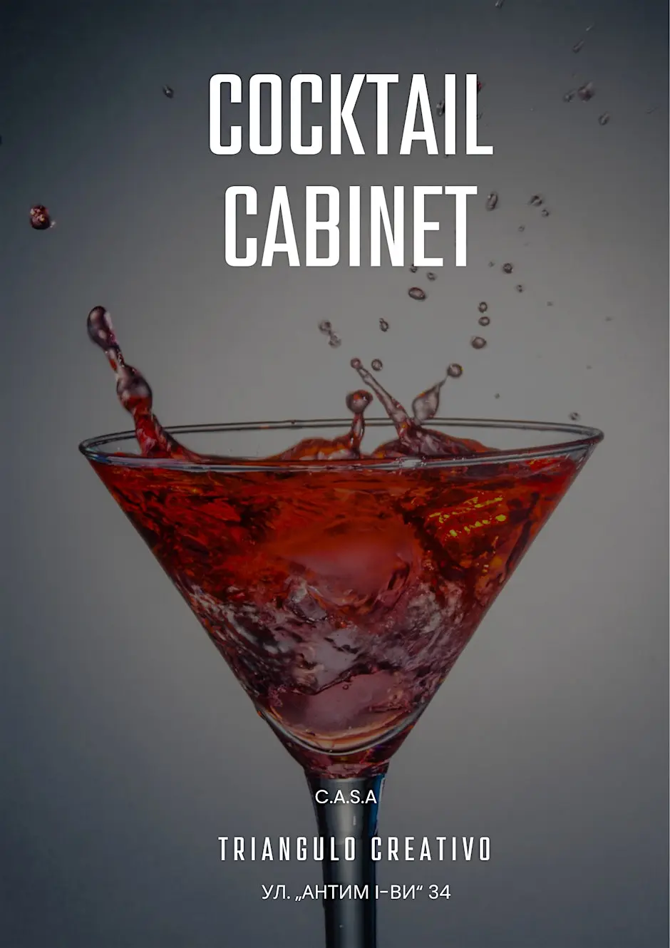 Cocktail Cabinet- Rum Bambu XO, Original&Cream