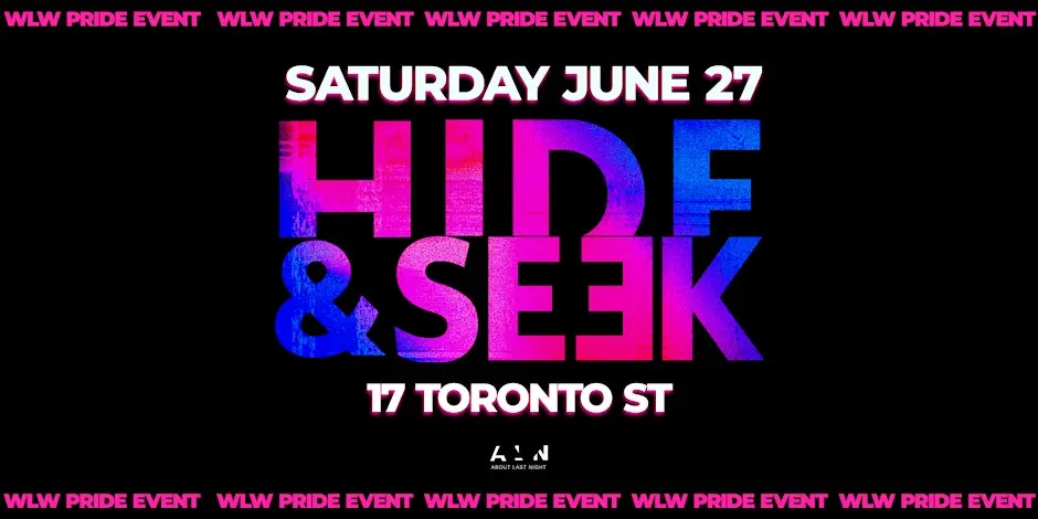 Hide and Seek: PRIDE WLW Sapphic Party - 2 Floors, 3 Sounds, 9 DJs
