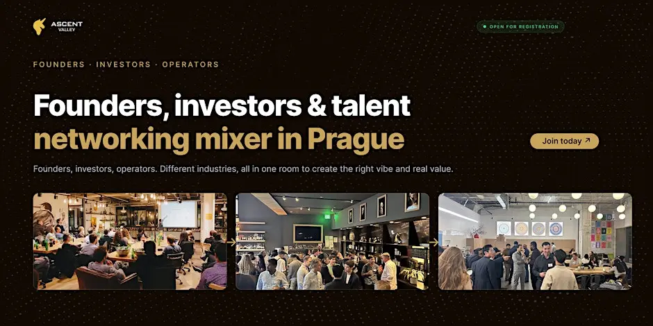 Startup Networking Prague: Founders, Investors & Talent Mixer