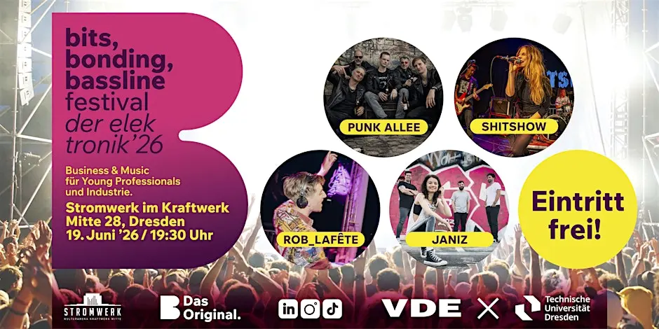 bits, bonding, bassline - 3B-Festival der Elektronik 2026
