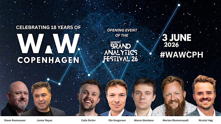 Web Analytics Wednesday CPH - Brand Analytics Festival 2026