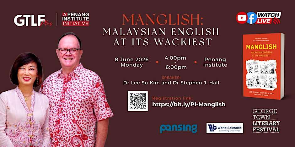 [Book Launch] Manglish: Malaysian English at its Wackiest