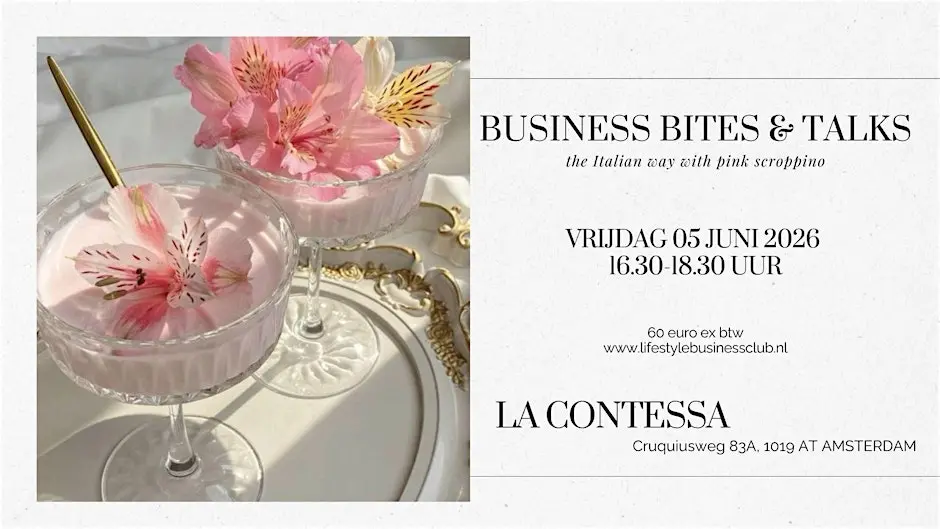 Business Talks Italian Bites & Scroppino