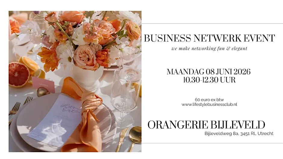 Business Event in de Kassen Orangerie Bijleveld