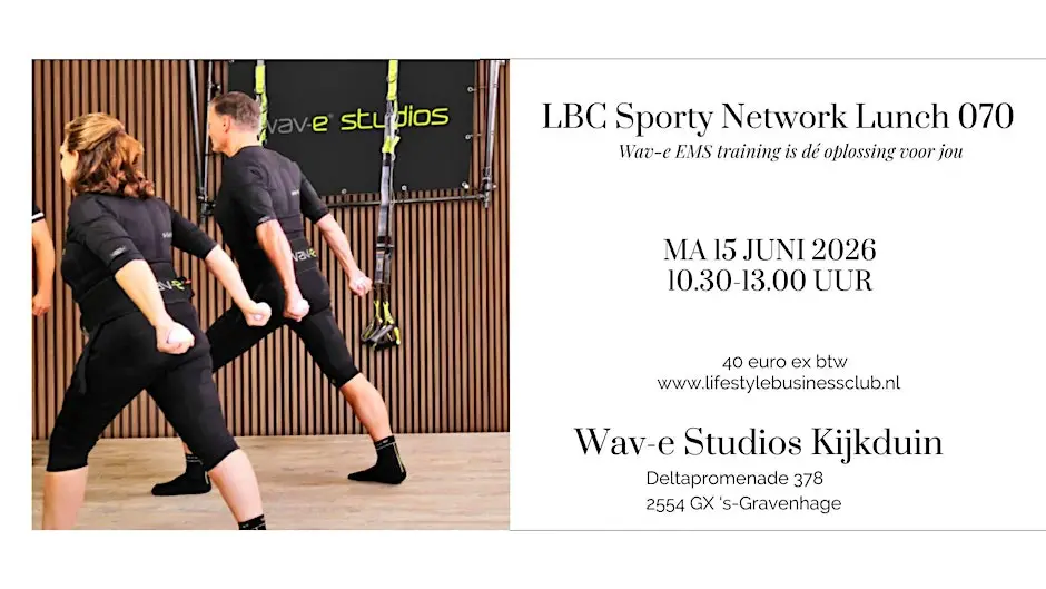 Sporty Business Brunch WAV-E studios Kijkduin Den Haag