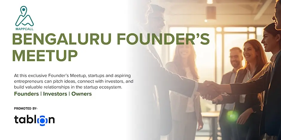 Founder’s Meetup I Startup Pitching I Investor Networking