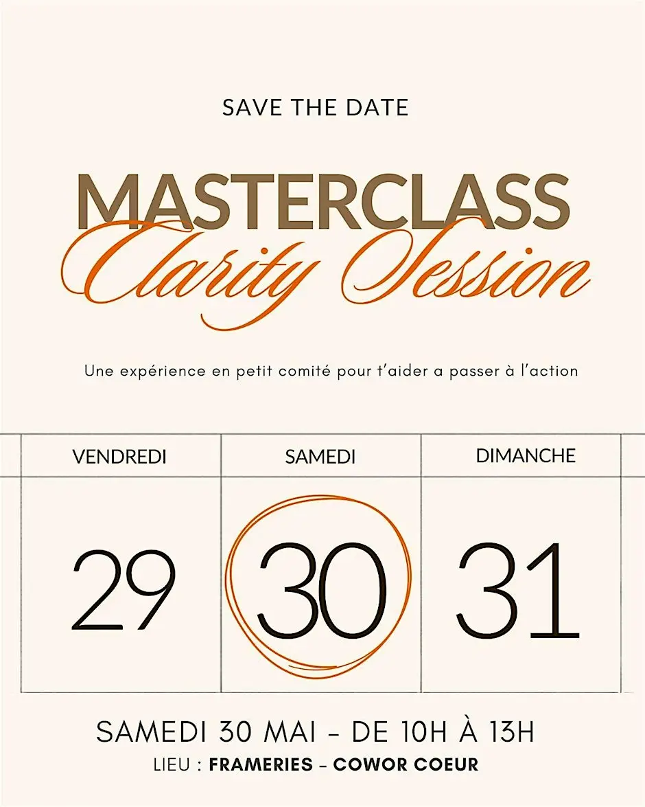 Masterclass - Clarity Session