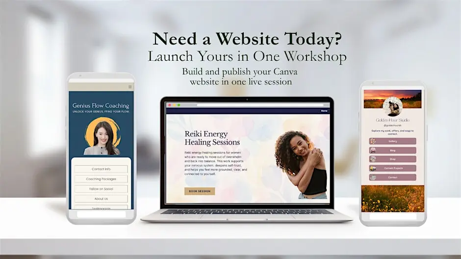 Need a Website Today? Launch Yours in One Workshop