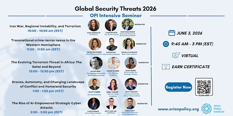 Global Security Threats 2026 - OPI Intensive Seminar
