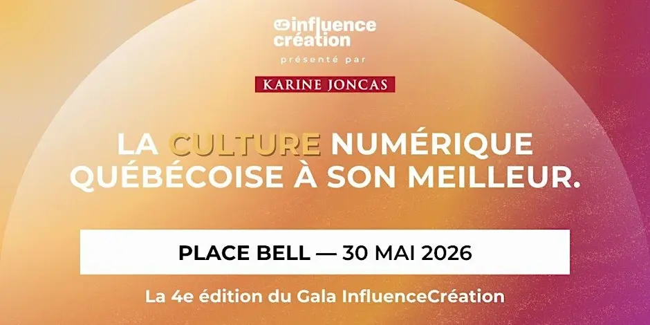 Gala InfluenceCréation 2026 — 4e Édition