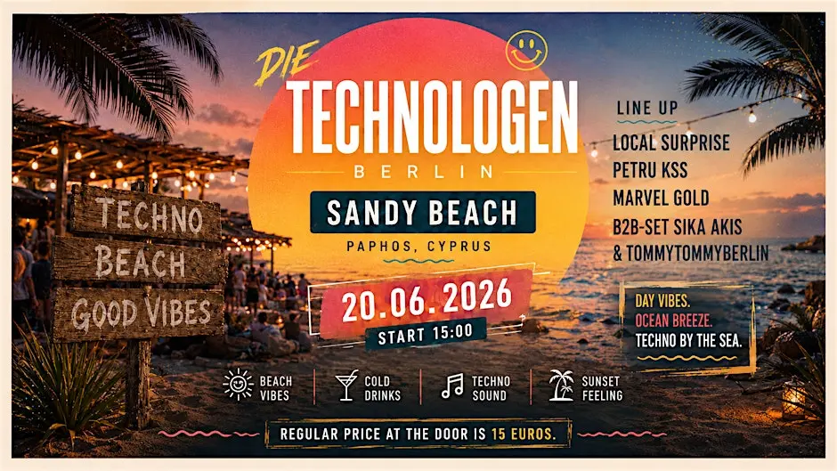 SANDY BEACH - TECHNO BEACH 20/6/26