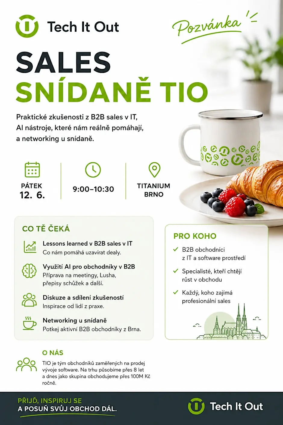 Sales snídaně od Tech It Out