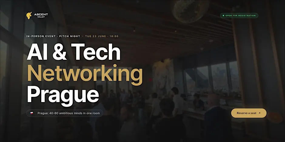 AI & Tech Networking Event in Prague by Ascent Valley