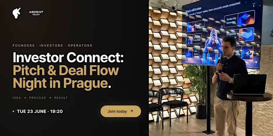 Investor Connect: Pitch & Deal Flow Night | Prague