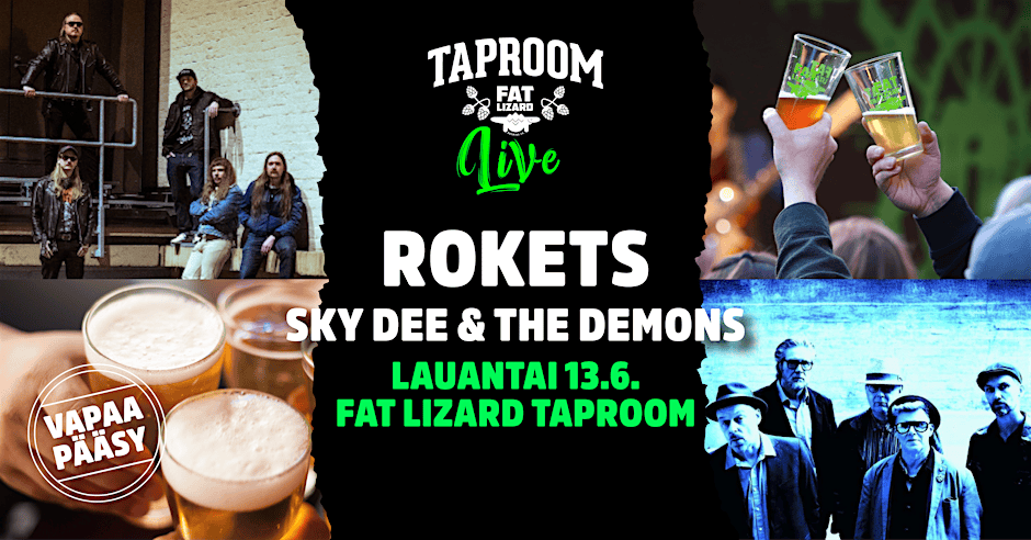 Taproom Live: Rokets + Sky Dee and the Demons