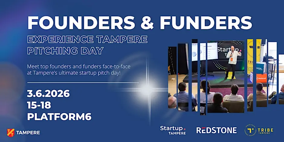 Founders & Funders: Experience Tampere Pitching Day
