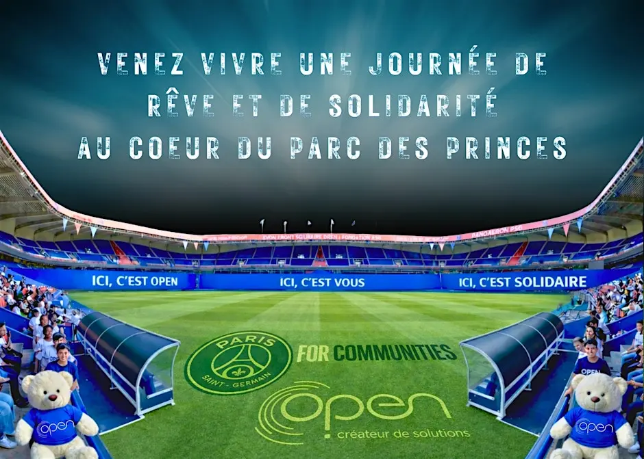 OPEN ET LA FONDATION PSG : LA JOURNEE DU COEUR