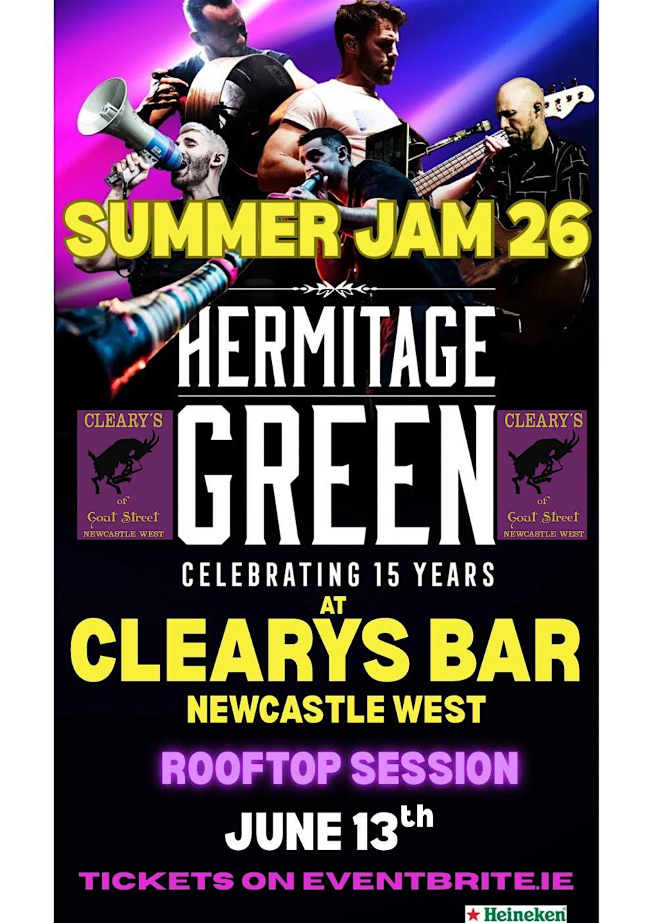 Hermitage Green: Cleary's Summerjam Live