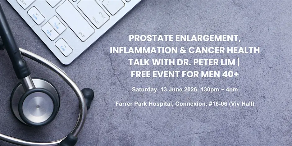 Prostate Enlargement, Inflammation & Cancer Health Talk with Dr. Peter Lim