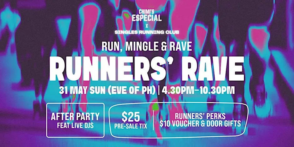 RUNNERS' RAVE: 5km run & rave by the bay!