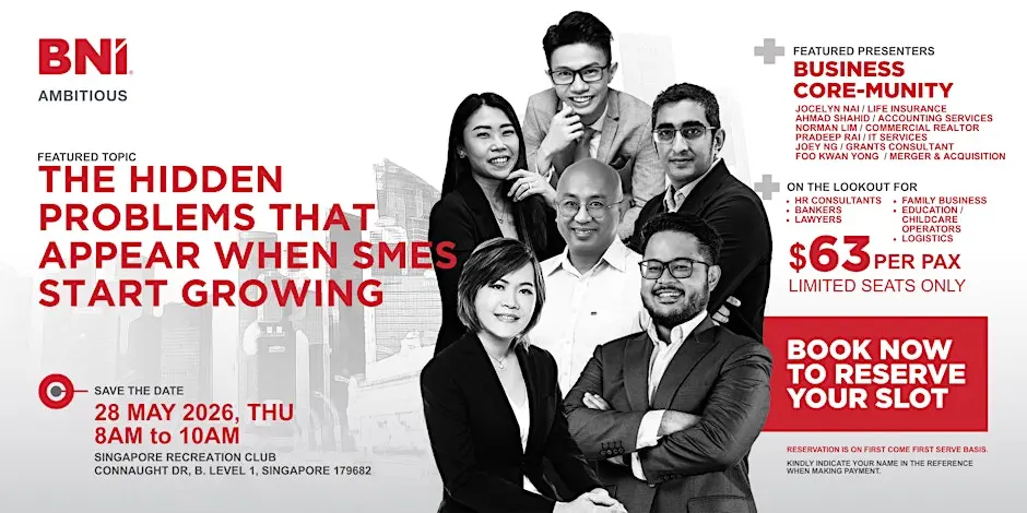 Professional Business Networking Session with BNI Ambitious Singapore