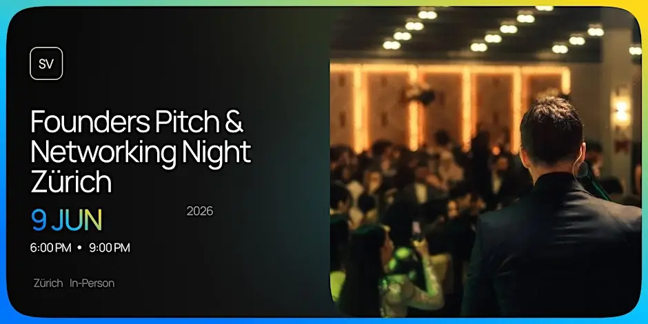 Founders Pitch & Networking Night in Zürich