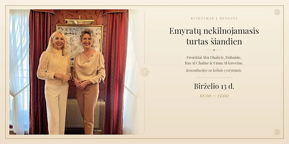 Emyratų nekilnojamasis turtas šiandien