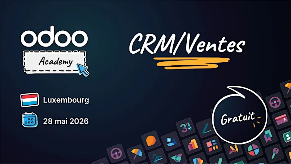 Odoo Academy CRM & Ventes - Luxembourg