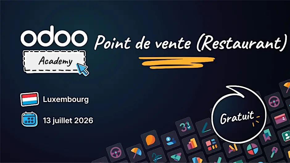 Odoo Academy Point de Vente (Restaurant)- Luxembourg