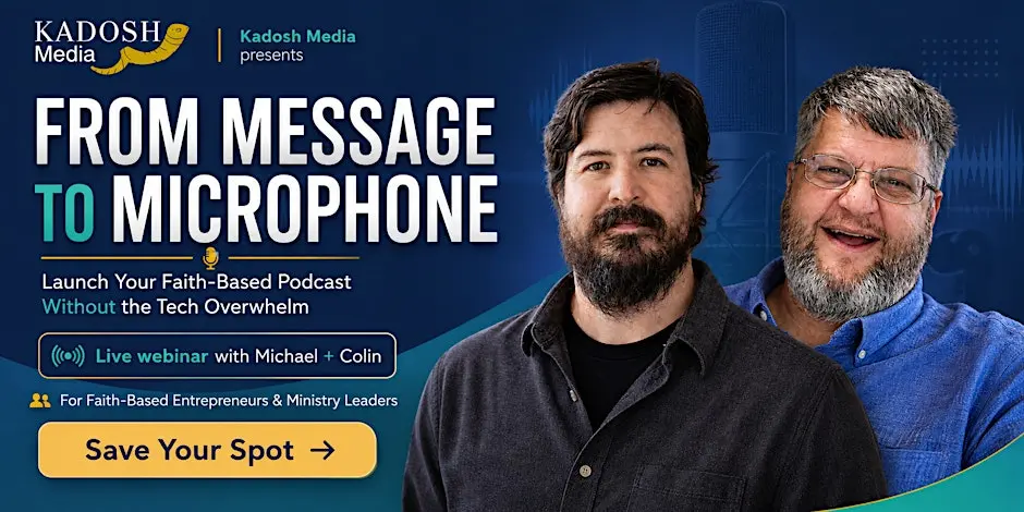 Podcast Launch Workshop for Faith Based Entrepreneurs and Ministry Leaders
