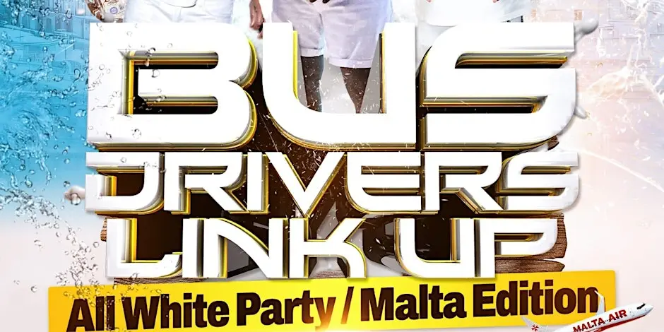 Bus Drivers Link Up All White Party Malta Edition