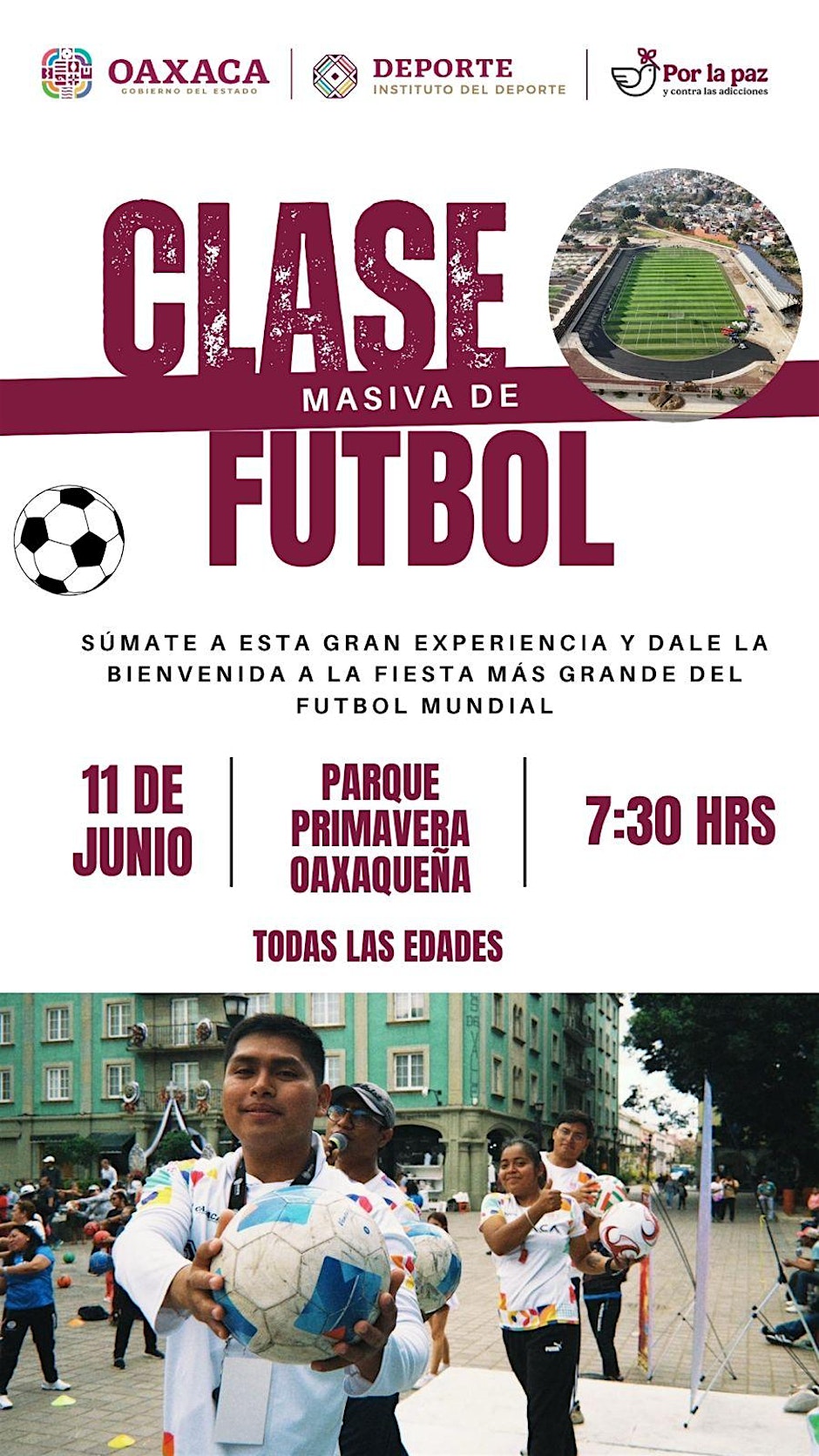 Clase Masiva de Fútbol "Mundialito Primavera" 2026