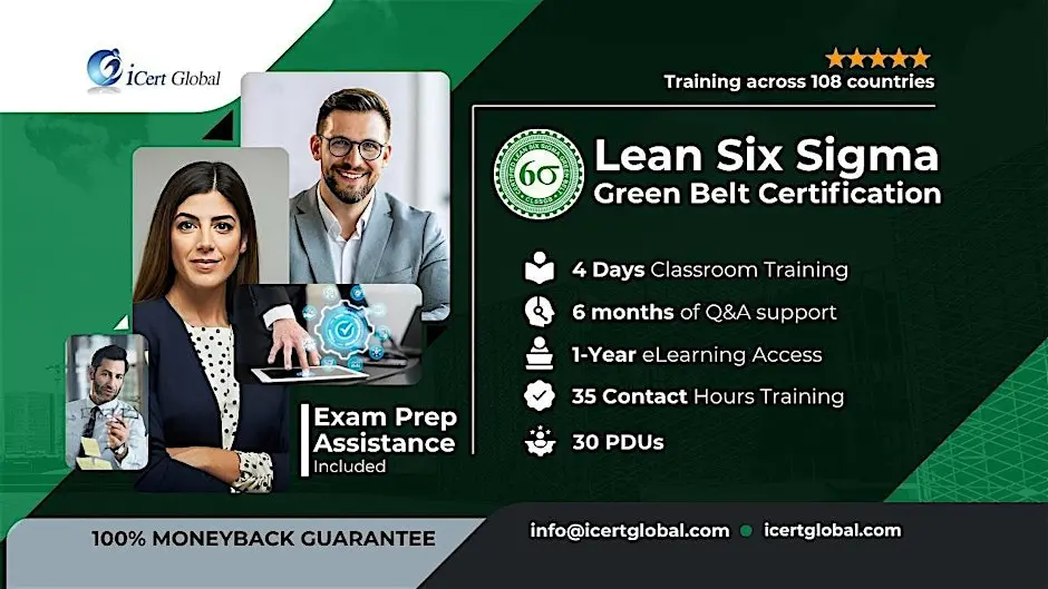 Lean Six Sigma Green Belt Weekend Classroom Training in Harlingen, TX