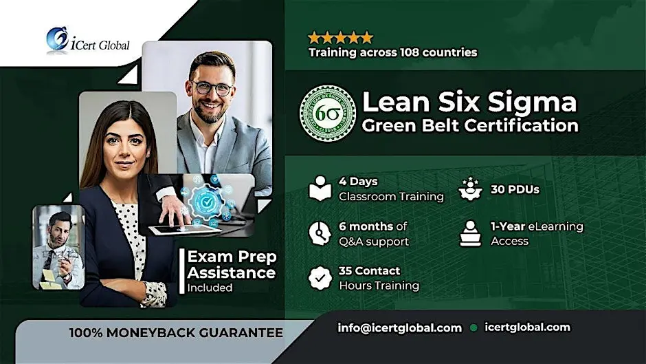 Lean Six Sigma Green Belt In-Person Training in Brownsville, TX