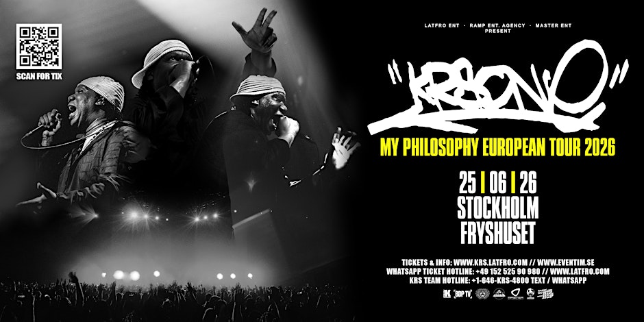 KRS One Live in Stockholm