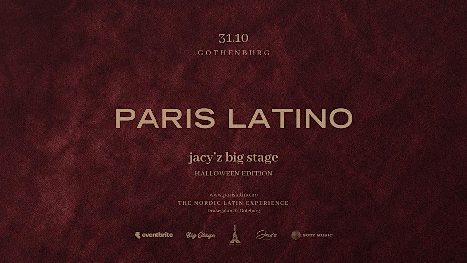 PARIS LATINO – Halloween Edition | Gothenburg