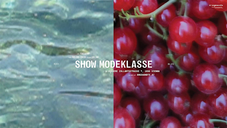 Angewandte: Show Modeklasse 2026