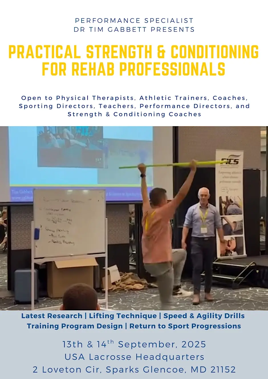 Practical Strength & Conditioning for Rehab Professionals (Bratislava)
