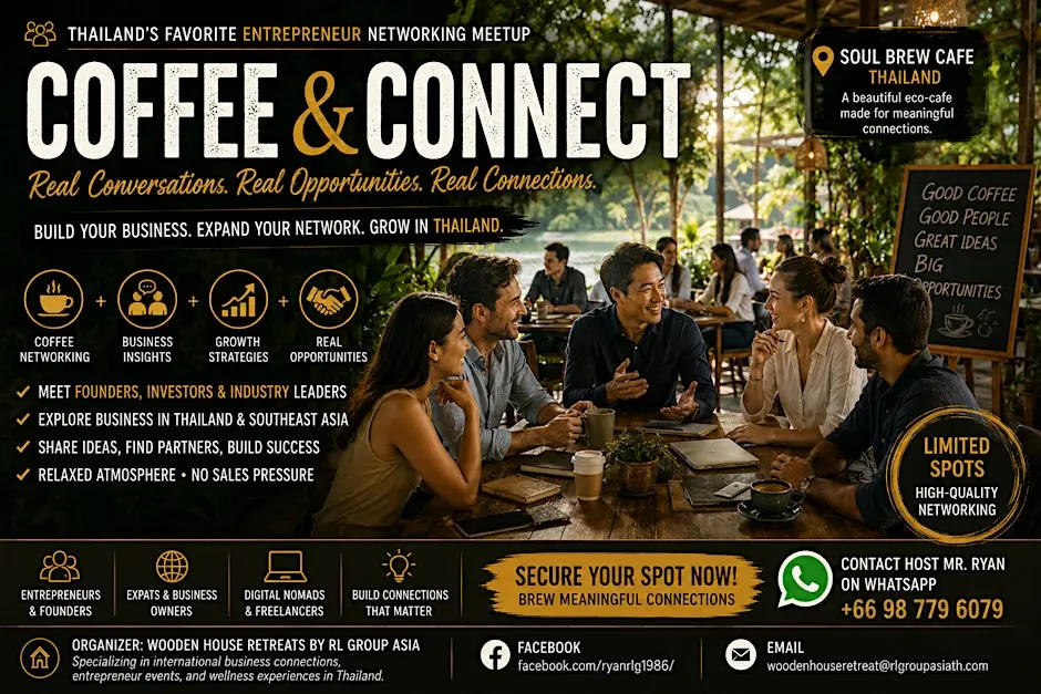 Thailand Entrepreneur Networking 2026: Coffee & Connect Business Meetup