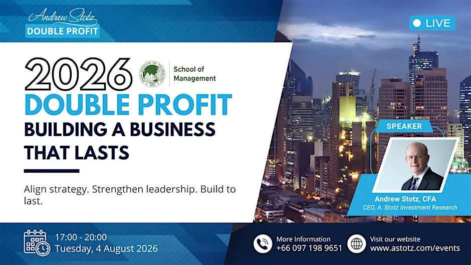 DOUBLE PROFIT by Building a Business That Lasts
