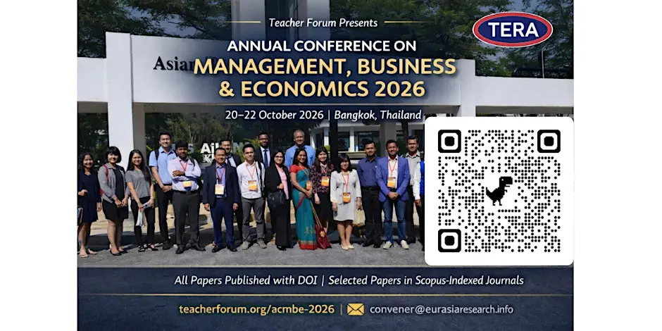Annual Conf on Management Business, & Economics, 20-22 Oct 2026, Bangkok