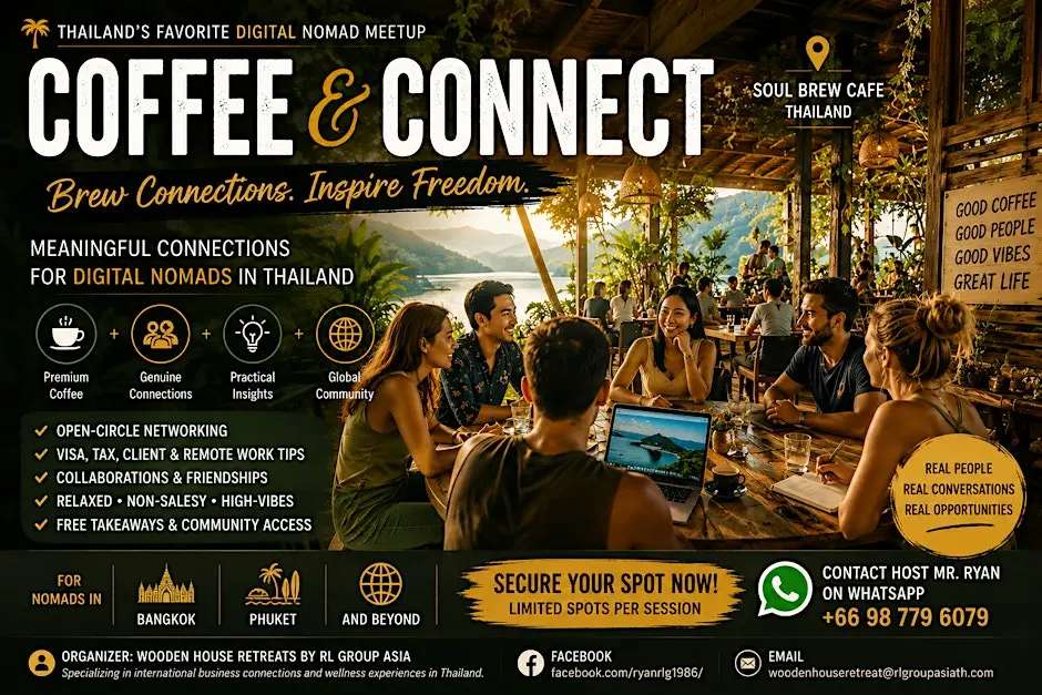 Thailand Digital Nomad Meetup 2026: Coffee & Connect Networking