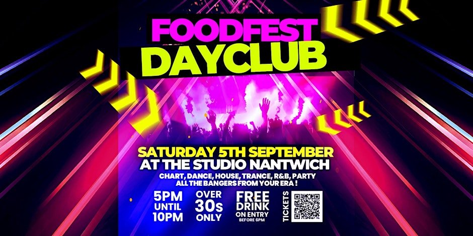 Over 30s Food Festival DayClub Special