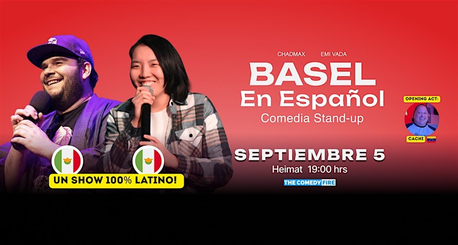 Basel en Español #12 - Show de comedia stand-up | con Emi Vada