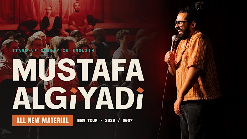 Standup Comedy in English • New Material with Mustafa Algiyadi • Nicosia