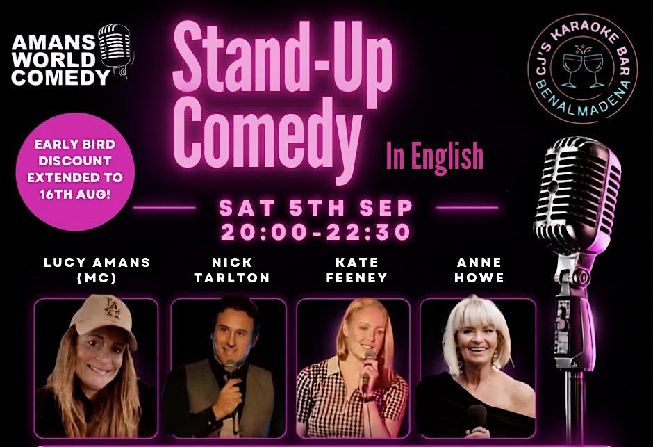 Amans World Comedy - Stand-Up Comedy Night - Benalmadena