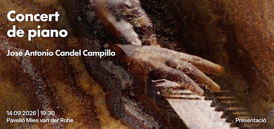 Concert de piano de José Antonio Candel Campillo